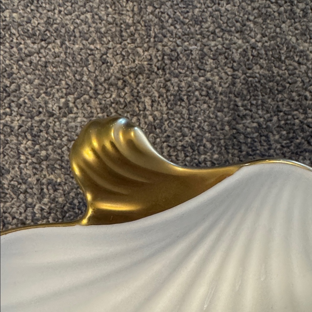 Christian Dior 24K Gold Shell Dish – Vintage Estate Piece Toni Clark - Picture 4 of 6
